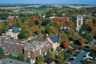 aerial view of Carlton College